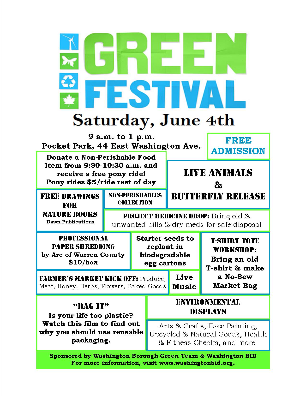 Green Fest Flyer 2-1 | Inside Warren